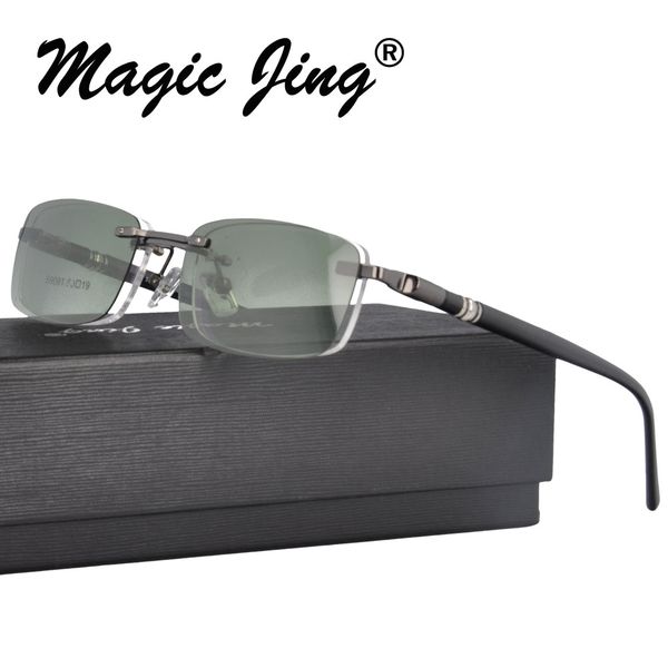 magic jing polarized clip on glasses eyeglasses rimless optical frames sunglasses with tac lens sunshade s9091, White;black
magic jing polarized clip on glasses eyeglasses rimless optical frames sunglasses with tac lens sunshade s9091, White;black