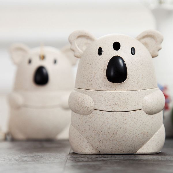 wheat straw cute cartoon koala panda automatic toothpick holders home table decoration eco-friendly kitchen gadgets
wheat straw cute cartoon koala panda automatic toothpick holders home table decoration eco-friendly kitchen gadgets
