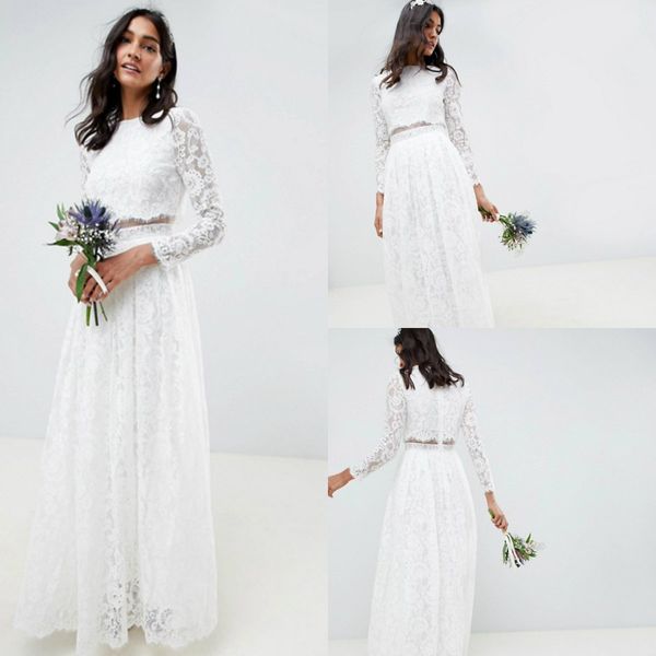 white lace bridesmaid dresses jewel neck two pieces floor length a line prom dress party wear junior bridesmaid dress, Blue;red
white lace bridesmaid dresses jewel neck two pieces floor length a line prom dress party wear junior bridesmaid dress, Blue;red