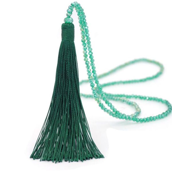 fashion women10 colors velvet silk pendant crystal tassel sweater chain necklace long sweater chain pendant necklace ing, Silver
fashion women10 colors velvet silk pendant crystal tassel sweater chain necklace long sweater chain pendant necklace ing, Silver