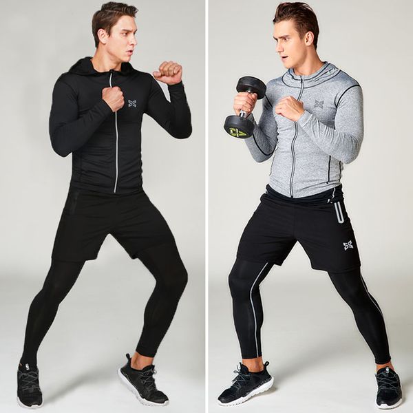 2018 new mens sports running set quick dry basketball jogging tights compression suit reflective sport yoga gym fitness clothing, Black;blue
2018 new mens sports running set quick dry basketball jogging tights compression suit reflective sport yoga gym fitness clothing, Black;blue
