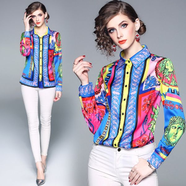 2018 Весна с длинным рукавом отложным воротником рубашки женщины офис рабочий блуз
2018 Весна с длинным рукавом отложным воротником рубашки женщины офис рабочий блуз