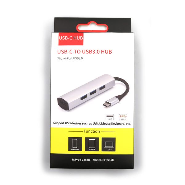 Type c to 4 port u b 3 0 hub 5gbp high peed hub adapter plitter portable for macbook laptop
Type c to 4 port u b 3 0 hub 5gbp high peed hub adapter plitter portable for macbook laptop