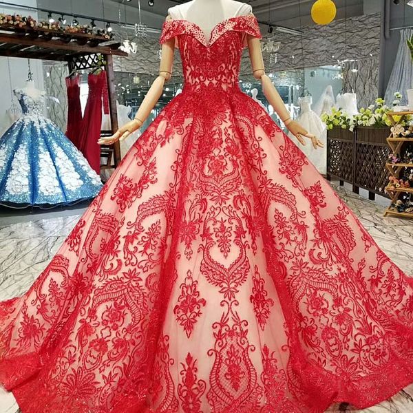 2019 red curve shape evening off shoulder sweetheart pleat party dress puffy ball gown women party dress long girl pageant dress, Black;red
2019 red curve shape evening off shoulder sweetheart pleat party dress puffy ball gown women party dress long girl pageant dress, Black;red