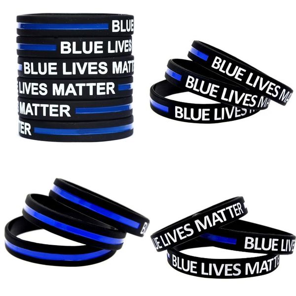 100PCS/Lot Blue Lives Matter Silicone Wristband It is Soft And Flexible Great For Normal Day To Day Wear C0160
100PCS/Lot Blue Lives Matter Silicone Wristband It is Soft And Flexible Great For Normal Day To Day Wear C0160