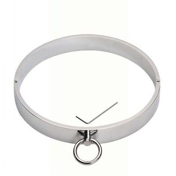 17" steel neck #r78 choker chrome restraint collar pin locking slave l necklace eonoh
17" steel neck #r78 choker chrome restraint collar pin locking slave l necklace eonoh