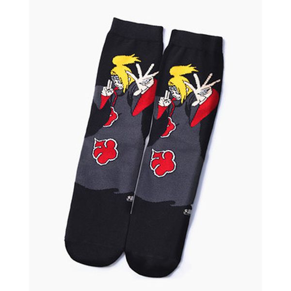 spring and autumn winter combed cotton comic series cartoon tube anime cotton socks, Black
spring and autumn winter combed cotton comic series cartoon tube anime cotton socks, Black