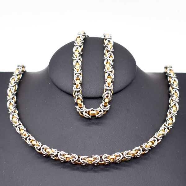 amumiu 7mm chain link jewelry set men gift stainless steel 18-24m bracelet+50-70cm necklace trendy party wholesale ktz179w7, Silver
amumiu 7mm chain link jewelry set men gift stainless steel 18-24m bracelet+50-70cm necklace trendy party wholesale ktz179w7, Silver