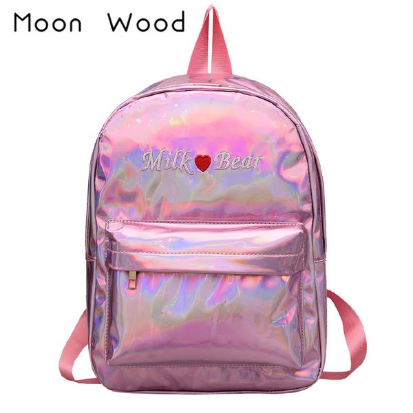 moon wood fashion embroidery letters laser backpack women men's shiny hologram backpack girls school bag pack s mujer2018
moon wood fashion embroidery letters laser backpack women men's shiny hologram backpack girls school bag pack s mujer2018