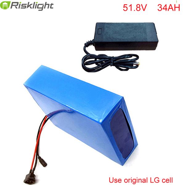 51.8v 750w 1000w electric bike battery 52v 34ah e-bike lithium ion battery down tube battery by lg cell with charger and bms
51.8v 750w 1000w electric bike battery 52v 34ah e-bike lithium ion battery down tube battery by lg cell with charger and bms