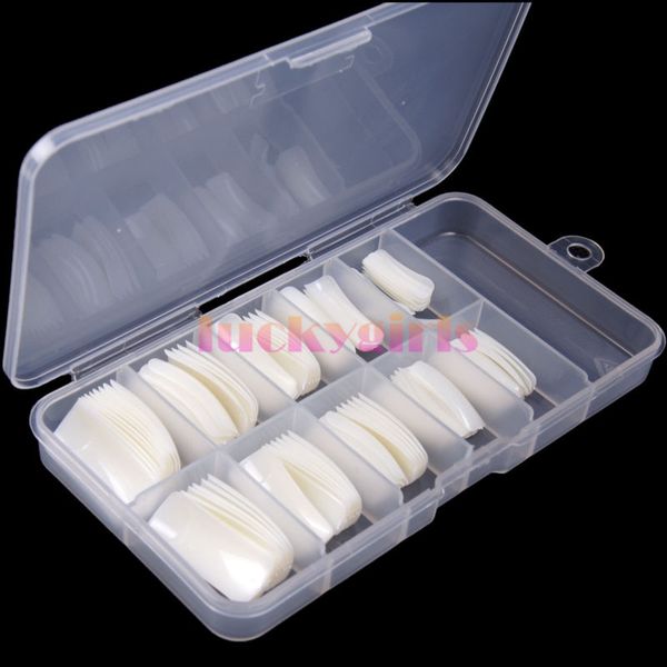 100 pc/box natural white half nail tips south french salon acrylic nail art false tips for manicure for salon build, Red;gold
100 pc/box natural white half nail tips south french salon acrylic nail art false tips for manicure for salon build, Red;gold