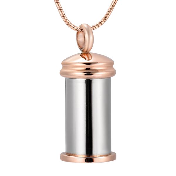 ijd9895 blank engravable stainless steel cylinder memorial urn pendant hold human/pet ashes keepsake cremation necklace jewelry, Silver
ijd9895 blank engravable stainless steel cylinder memorial urn pendant hold human/pet ashes keepsake cremation necklace jewelry, Silver