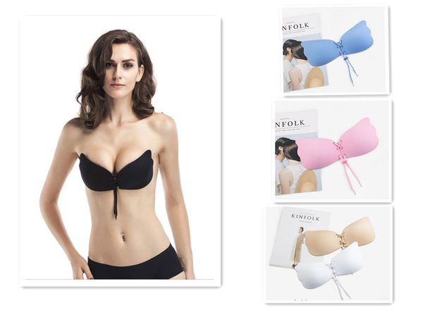 stock 4colors butterfly shaped bras for women self-adhesive push up silicone bust front closure strapless bandage style invisible bra
stock 4colors butterfly shaped bras for women self-adhesive push up silicone bust front closure strapless bandage style invisible bra