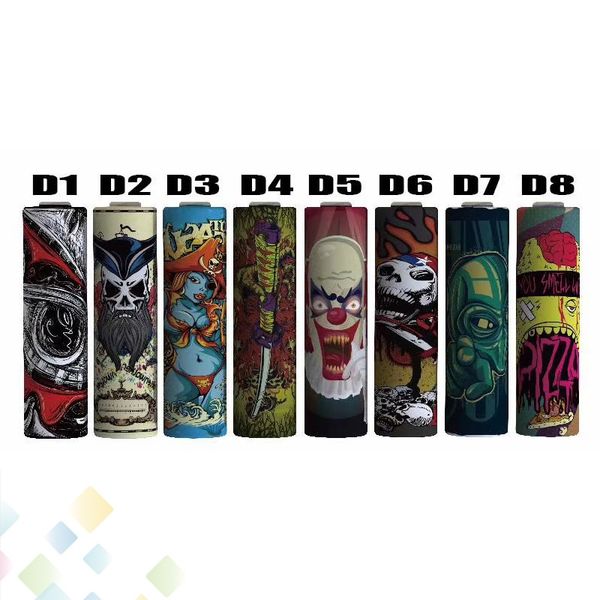 18650 Battery Wraps Sleeve Skin PVC Heat Shrinkable Tubing Wrap Re-wrapping Wrapper blood eye Pizza pirate DHL Free
18650 Battery Wraps Sleeve Skin PVC Heat Shrinkable Tubing Wrap Re-wrapping Wrapper blood eye Pizza pirate DHL Free