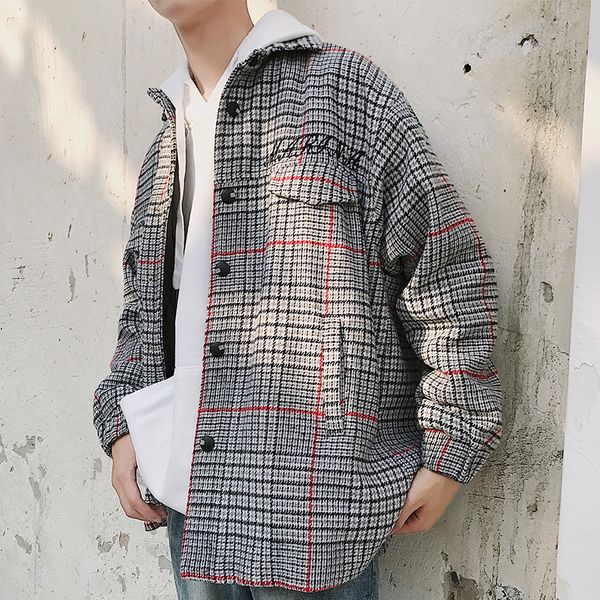 winter men's new fashion personality long-sleeved regular thick woolen coat warm large size casual youth temperament loose, Black
winter men's new fashion personality long-sleeved regular thick woolen coat warm large size casual youth temperament loose, Black