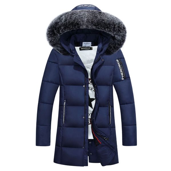 2017 winter warm parkas big fur collar jacket men long warm outwear plus size hooded thick coat, Black
2017 winter warm parkas big fur collar jacket men long warm outwear plus size hooded thick coat, Black