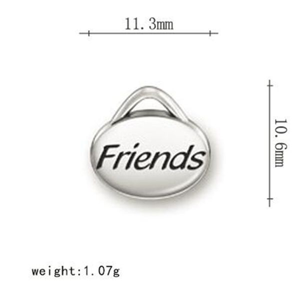 2021 fashion gift message friends charm jewelry other customized jewelry, Bronze;silver
2021 fashion gift message friends charm jewelry other customized jewelry, Bronze;silver