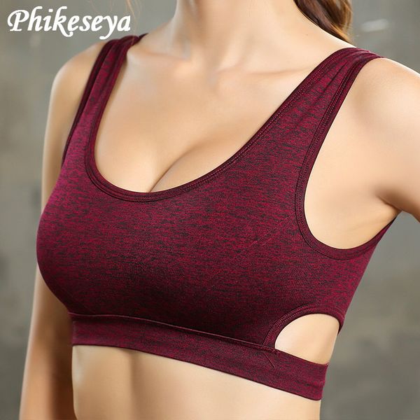 2018 phikesey new style sports bra women strap running vest gym sports bra padded sport athletic yoga, White;black
2018 phikesey new style sports bra women strap running vest gym sports bra padded sport athletic yoga, White;black