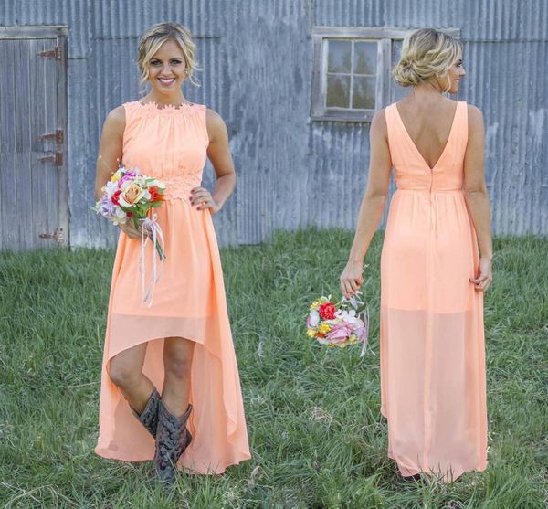 high low bridesmaid dresses for summer fall maid of honors plus size lace chiffon simple bridal party gowns hy247, White;pink
high low bridesmaid dresses for summer fall maid of honors plus size lace chiffon simple bridal party gowns hy247, White;pink