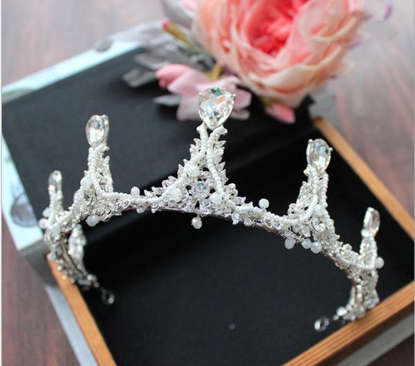 new european style hand drill string, pearl crown, bridal headwear, wedding princess wang guanfa accessories, Slivery;golden
new european style hand drill string, pearl crown, bridal headwear, wedding princess wang guanfa accessories, Slivery;golden