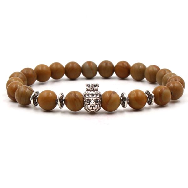 natural stone bracelet lion owl leopard buddha head skull charm bracelet wood stone bead bracelet, Golden;silver
natural stone bracelet lion owl leopard buddha head skull charm bracelet wood stone bead bracelet, Golden;silver