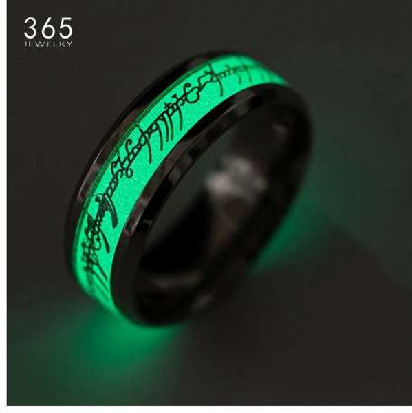 new stainless steel the lord of one ring fluorescent glowing logo finger rings for women fashion jewelry can drop ship, Silver
new stainless steel the lord of one ring fluorescent glowing logo finger rings for women fashion jewelry can drop ship, Silver