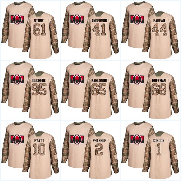 2017 Camo Veterans Day Ottawa Senators 95 Matt Duchene 65 Erik Karlsson 61 Mark Stone 41 Craig Anderson 68 Mike Hoffman Hockey jerseys
2017 Camo Veterans Day Ottawa Senators 95 Matt Duchene 65 Erik Karlsson 61 Mark Stone 41 Craig Anderson 68 Mike Hoffman Hockey jerseys