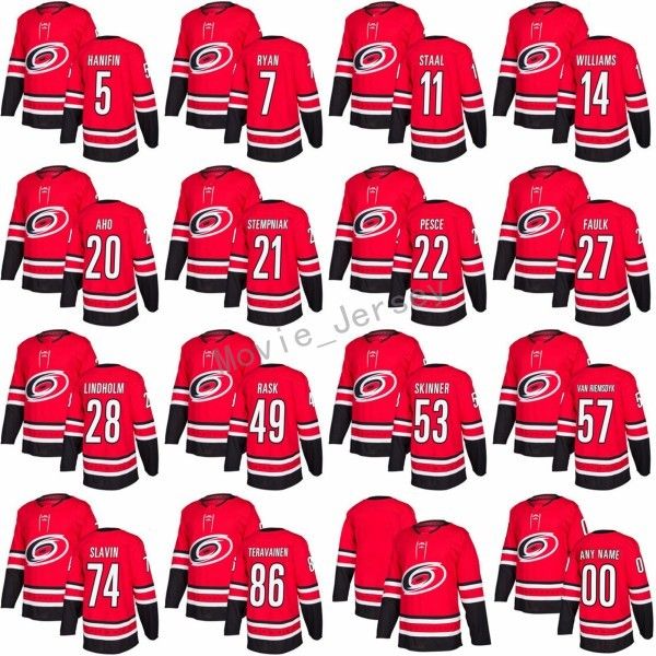 2017 2018 Carolina Hurricanes Jerseys Ice 20 Sebastian Aho 74 Jaccob Slavin 28 Elias Lindholm 86 Teuvo Teravainen 49 Victor Rask Red
2017 2018 Carolina Hurricanes Jerseys Ice 20 Sebastian Aho 74 Jaccob Slavin 28 Elias Lindholm 86 Teuvo Teravainen 49 Victor Rask Red