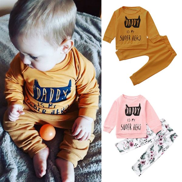 2 pcs newborn toddler baby boy girl letter t-shirt pullover sweatshirt+pants winter cotton clothes set, White
2 pcs newborn toddler baby boy girl letter t-shirt pullover sweatshirt+pants winter cotton clothes set, White