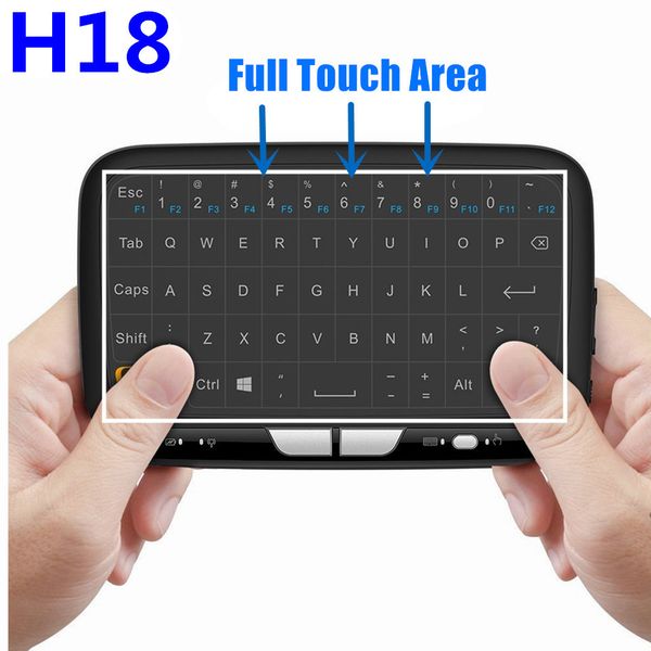H18 мини беспроводная клавиатура 2.4 ГГц полный экран Fly Air Mouse Touchpad Combos пульт дистанц
H18 мини беспроводная клавиатура 2.4 ГГц полный экран Fly Air Mouse Touchpad Combos пульт дистанц