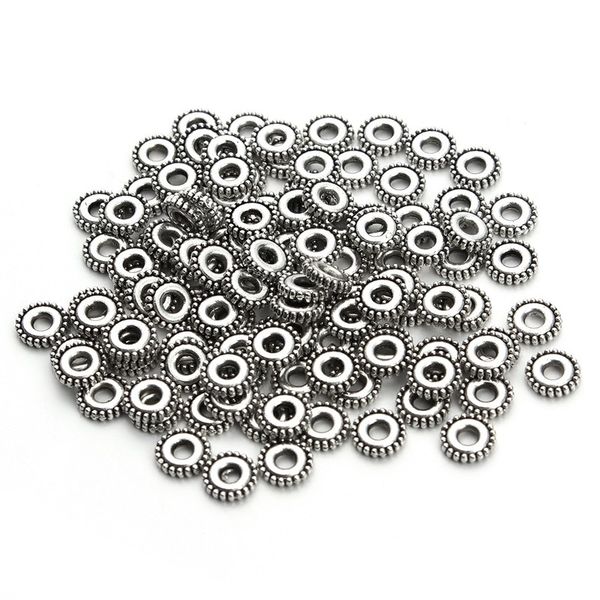 100pcs/lot 6mm antique silver color round metal carved spacer beads fit bracelet necklace spacer ring jewelry findings f3407, Blue;slivery
100pcs/lot 6mm antique silver color round metal carved spacer beads fit bracelet necklace spacer ring jewelry findings f3407, Blue;slivery