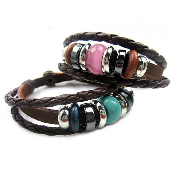 2018 fashionable and simple punk men real leather couples bracelet fashion men and women fashion accessories, Golden;silver
2018 fashionable and simple punk men real leather couples bracelet fashion men and women fashion accessories, Golden;silver