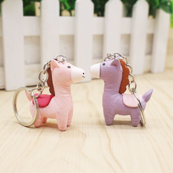 2pcs fashion cute pvc red purple toy horse keychain keyring for couple handbag car pendant keyholder jewelry accessories, Silver
2pcs fashion cute pvc red purple toy horse keychain keyring for couple handbag car pendant keyholder jewelry accessories, Silver