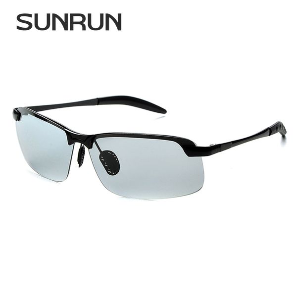 sunrun hd polarized sunglasses fashion men pchromic sunglasses driving chameleon glasses male day night driver goggles 3043, White;black
sunrun hd polarized sunglasses fashion men pchromic sunglasses driving chameleon glasses male day night driver goggles 3043, White;black