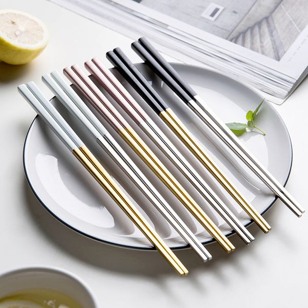 sushi chopsticks 304 stainless steel korean japanese chopsticks colorful chinese chopstick
sushi chopsticks 304 stainless steel korean japanese chopsticks colorful chinese chopstick