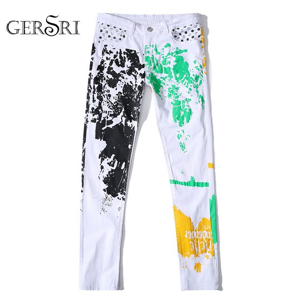 gersri new print jeans fashion casual jeans for mens casual denim pants trousers pattern print skinny new brand pants, Blue
gersri new print jeans fashion casual jeans for mens casual denim pants trousers pattern print skinny new brand pants, Blue