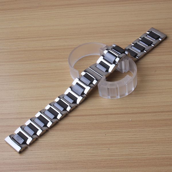 black ceramic stainless steel watchbands silver black straight end bracelet with butterfly push-button clasp 14mm 16mm 18mm 20mm 22m on sale, Black;brown
black ceramic stainless steel watchbands silver black straight end bracelet with butterfly push-button clasp 14mm 16mm 18mm 20mm 22m on sale, Black;brown