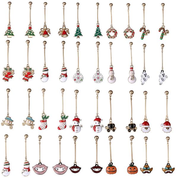 new fashion women santa claus snowman lovely tree bell christmas pumpkin ghost halloween jewelry drop earrings for women gifts, Silver
new fashion women santa claus snowman lovely tree bell christmas pumpkin ghost halloween jewelry drop earrings for women gifts, Silver