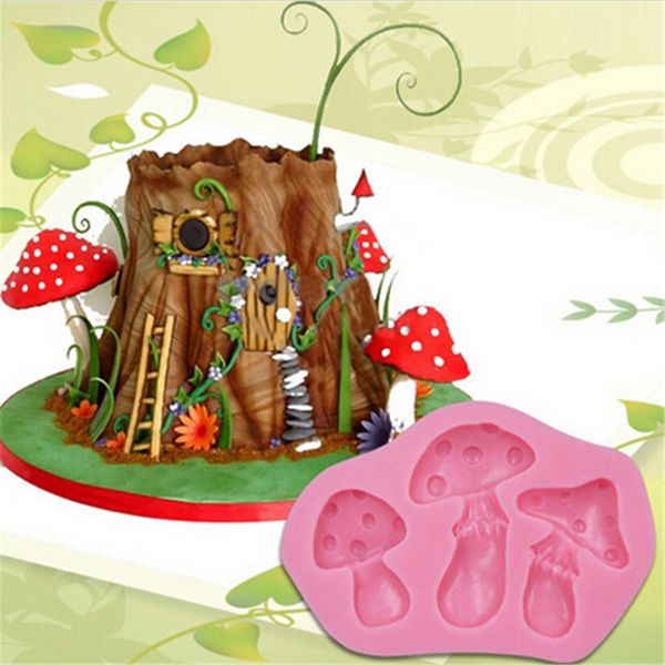 wholesale- diy mushroom shape silicone mold chocolate mold fondant cake decorating kitchen baking cake tools candy soap moulds jd435
wholesale- diy mushroom shape silicone mold chocolate mold fondant cake decorating kitchen baking cake tools candy soap moulds jd435