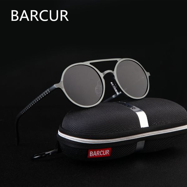 brand designer steampunk sun glasses female retro aluminum magnesium sunglasses men round sunglasses polarizes oculos de sol c18110601, White;black 
brand designer steampunk sun glasses female retro aluminum magnesium sunglasses men round sunglasses polarizes oculos de sol c18110601, White;black