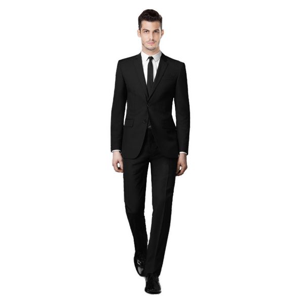 2018 custom made black men suits notched lapel wedding suits for man bridegroom groom business slim fit formal tuxedos 2piece blazer prom, Black;gray
2018 custom made black men suits notched lapel wedding suits for man bridegroom groom business slim fit formal tuxedos 2piece blazer prom, Black;gray
