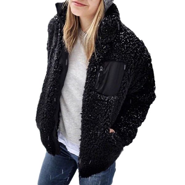 cool popular women jacket coat women's winter warm plush loose solid lapel coat ladies cardigan chaqueta feminino, Black;brown
cool popular women jacket coat women's winter warm plush loose solid lapel coat ladies cardigan chaqueta feminino, Black;brown