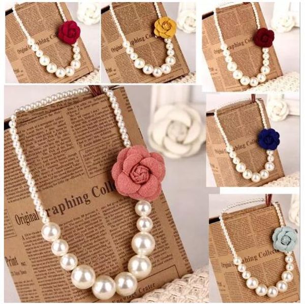 2018 kids girls pearls necklace +3d flower brooch baby girl princess jewelry babies fashion accessories, Red;brown
2018 kids girls pearls necklace +3d flower brooch baby girl princess jewelry babies fashion accessories, Red;brown