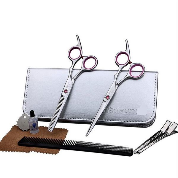 professional 6" salon barber hair cutting & thinning scissor shears hairdressing set haircut razor hairstylist dressing cutter trimmer
professional 6" salon barber hair cutting & thinning scissor shears hairdressing set haircut razor hairstylist dressing cutter trimmer