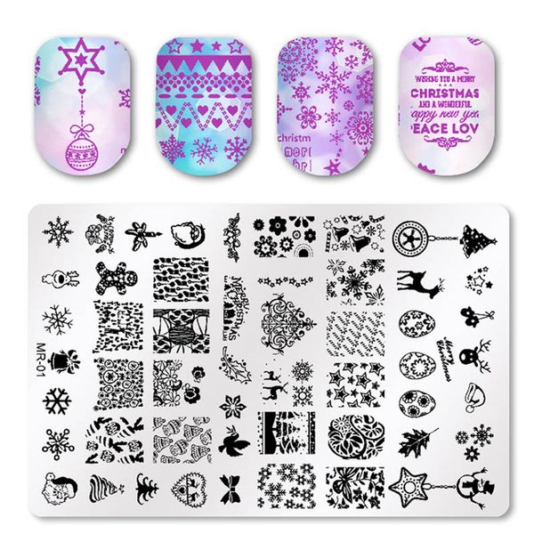 1pcs rectangle christmas nail art stamping plates snowflake pattern manicure image template festival new year nails stencil, White
1pcs rectangle christmas nail art stamping plates snowflake pattern manicure image template festival new year nails stencil, White