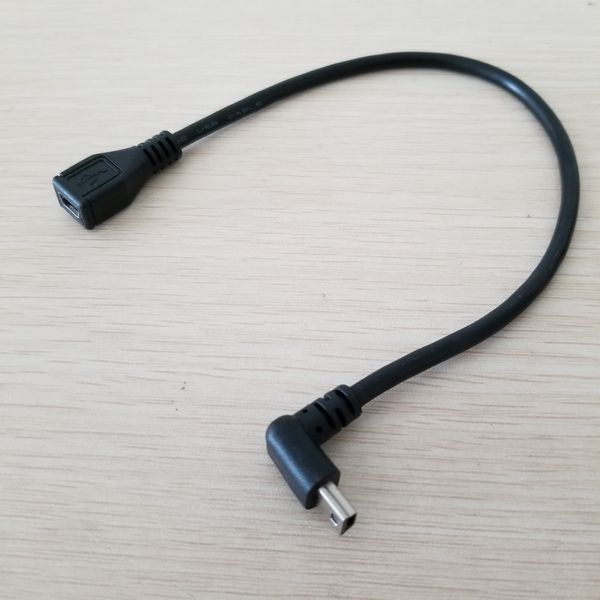 1 pcs down angle mini usb male to female mini usb data transfer extension cable 25cm
1 pcs down angle mini usb male to female mini usb data transfer extension cable 25cm