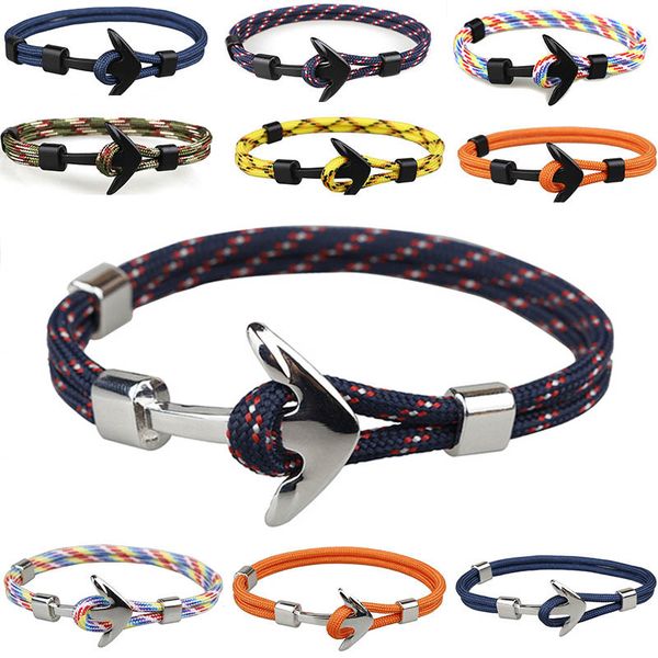 new aiive silver/black alloy anchor bracelet multilayer rope chain paracord bracelet for women men navy style gift, Golden;silver
new aiive silver/black alloy anchor bracelet multilayer rope chain paracord bracelet for women men navy style gift, Golden;silver