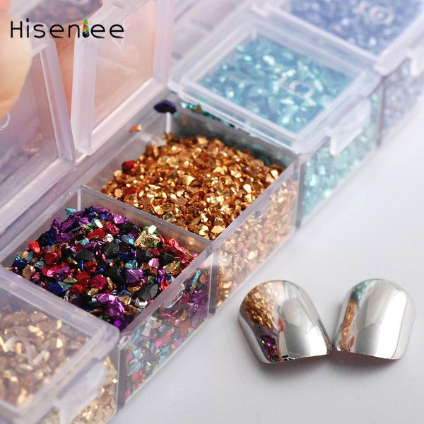 hisenlee 12colors 3d nail art crushed glass powder broken nail glitter powder decoration rhinestones for tips art set 1box, Silver;gold
hisenlee 12colors 3d nail art crushed glass powder broken nail glitter powder decoration rhinestones for tips art set 1box, Silver;gold