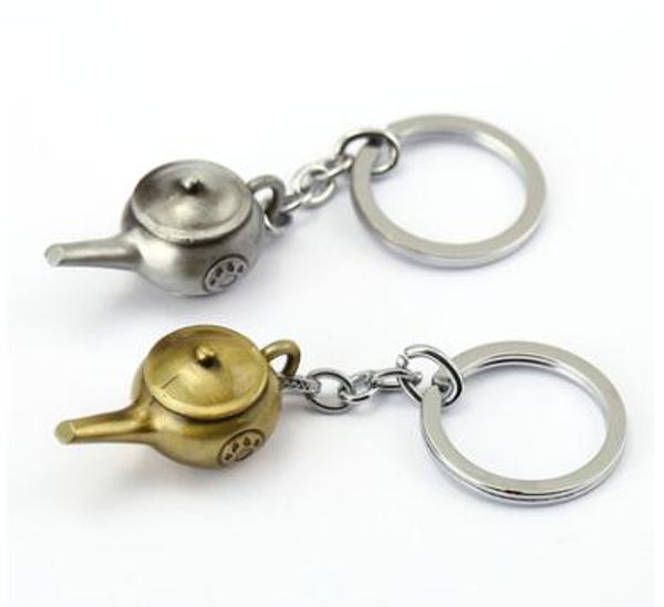 2017 new styes the teapot key chain 20pcs /lot fashion keychain, Silver 
2017 new styes the teapot key chain 20pcs /lot fashion keychain, Silver