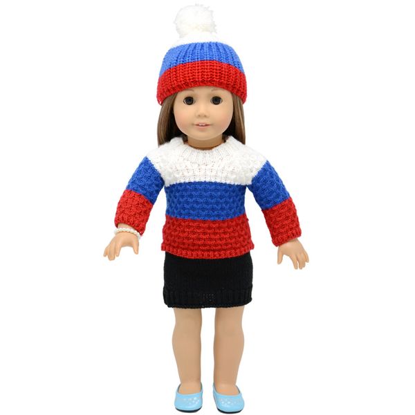 18 inchs alexander doll clothes sweater coat with hats and skirt for child party gift toys--doll clothes accessories for american girl
18 inchs alexander doll clothes sweater coat with hats and skirt for child party gift toys--doll clothes accessories for american girl